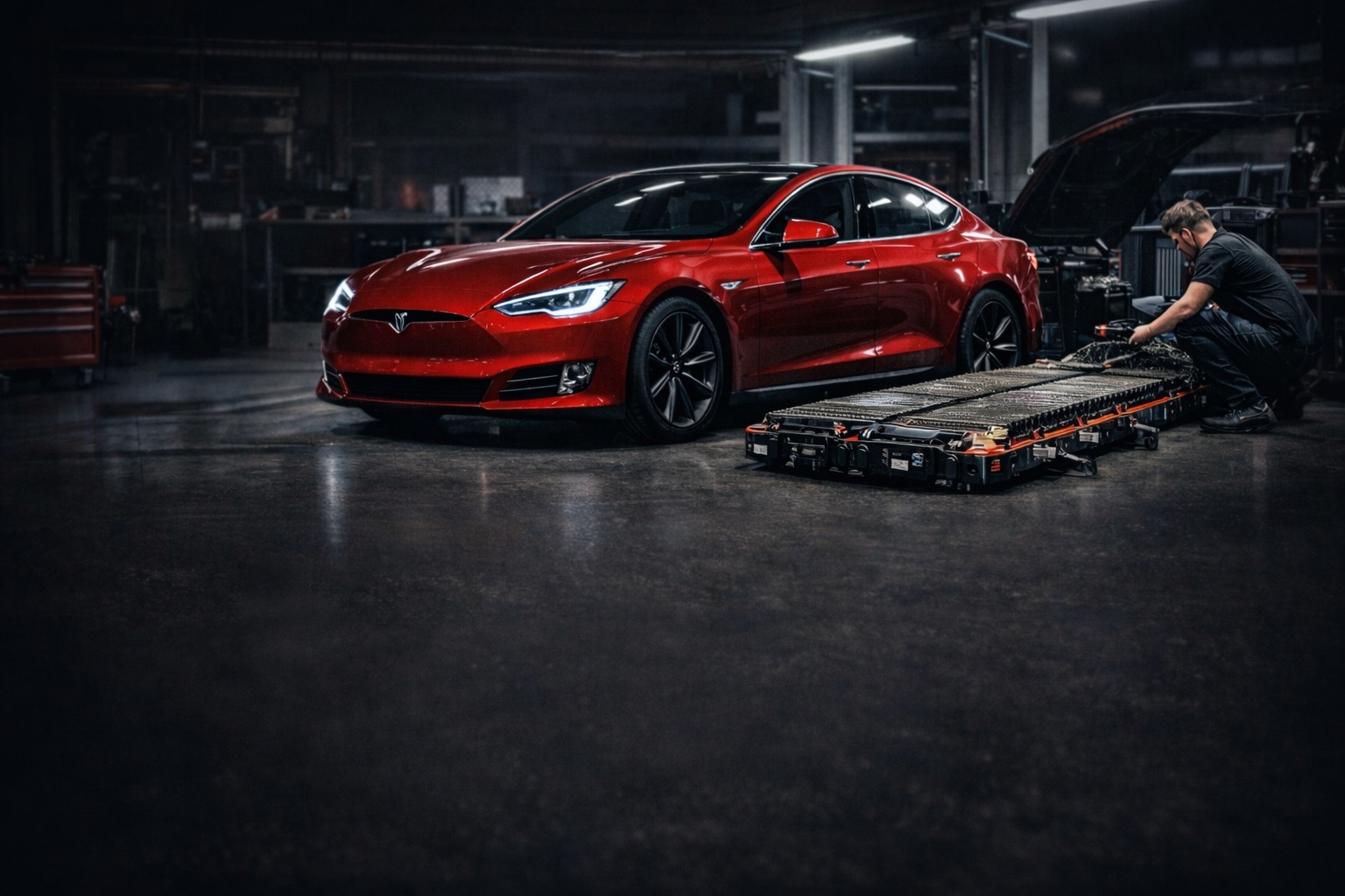 ремонт батареи Tesla в Николаеве